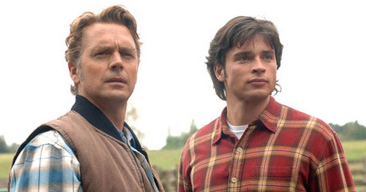 John Schneider e Tom Welling em Smallville