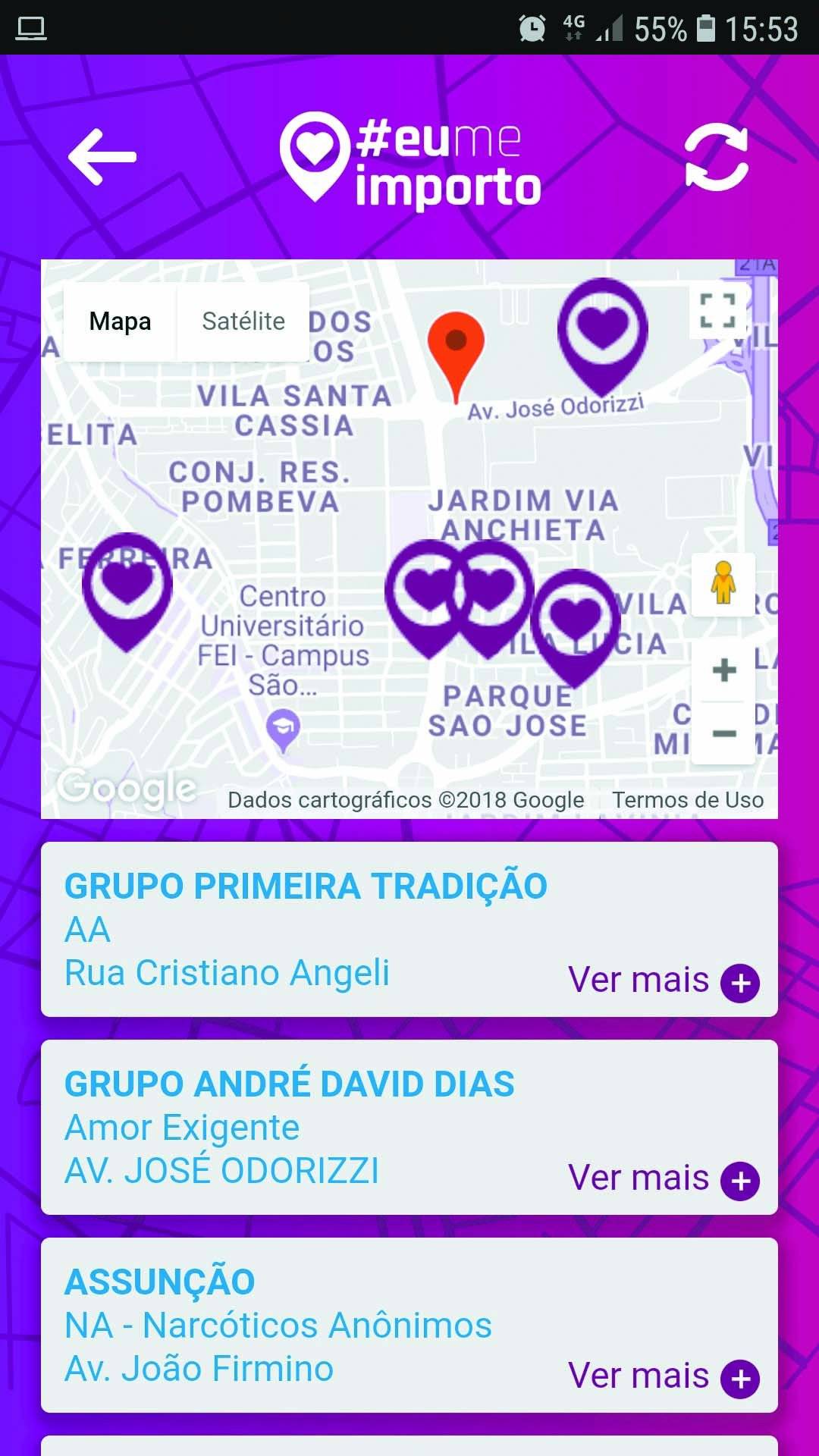 app #EuMeImporto