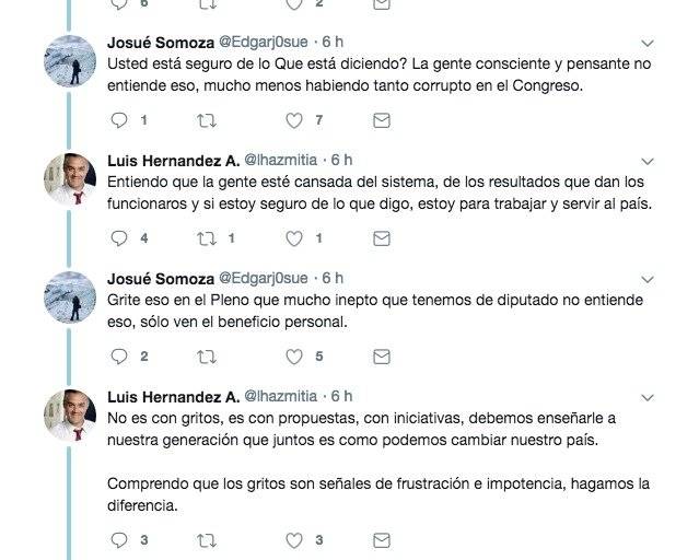 Respuesta de Diputado