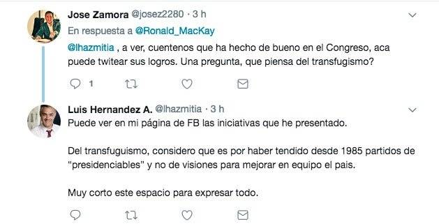 Respuesta de Diputado