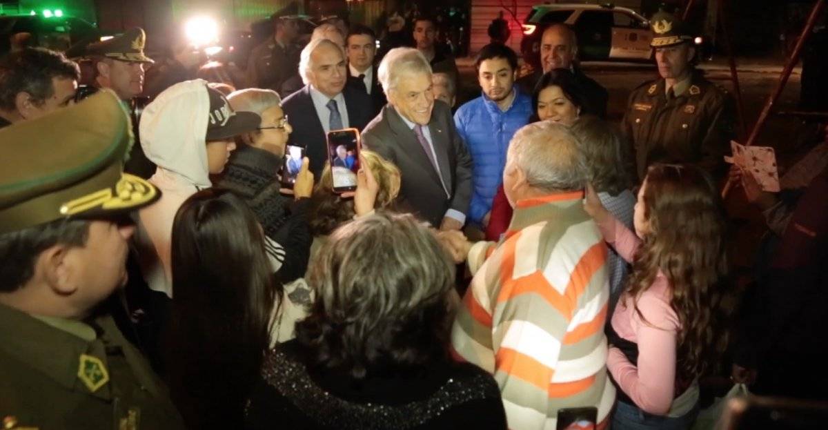 Piñera en La Pintana