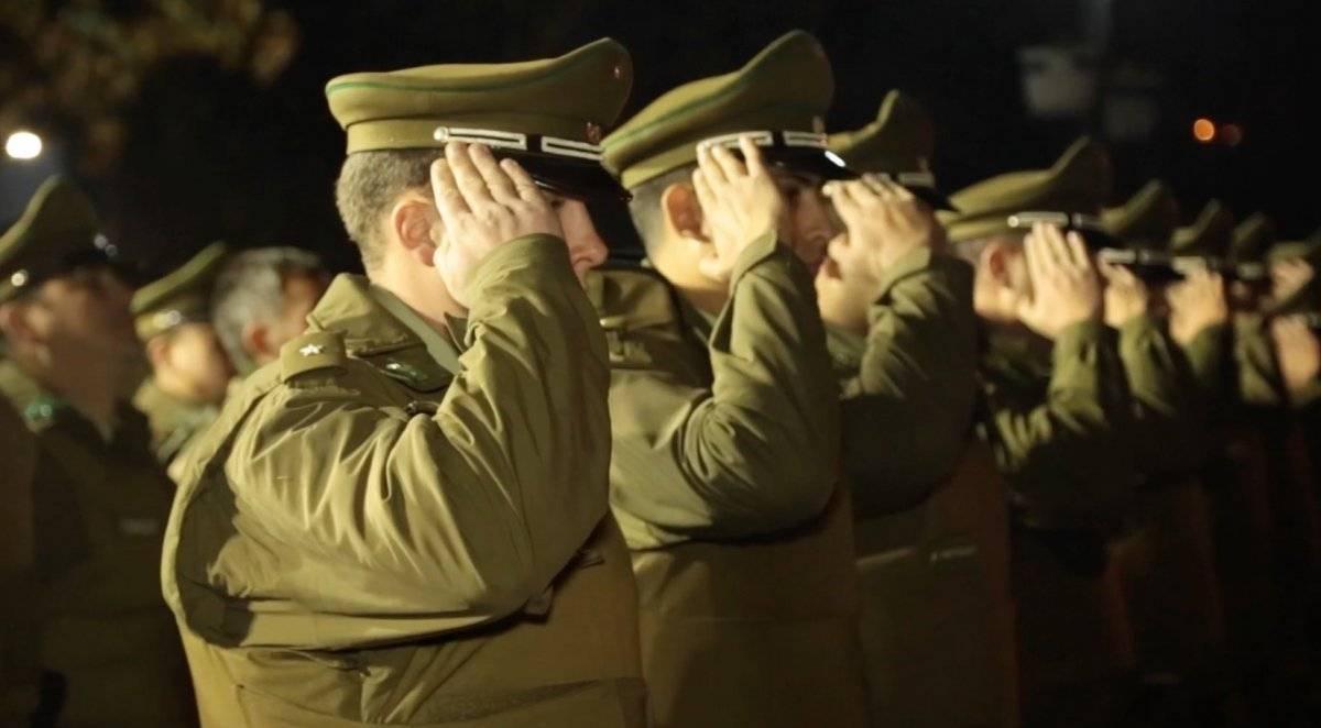 Carabineros en operativo especial