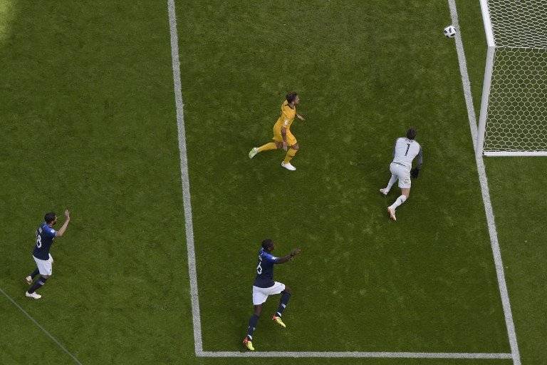 Momento del gol de Pogba