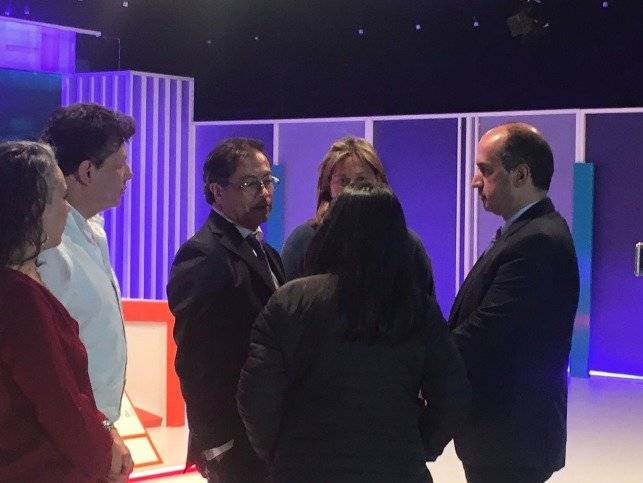 Gustavo Petro en debate