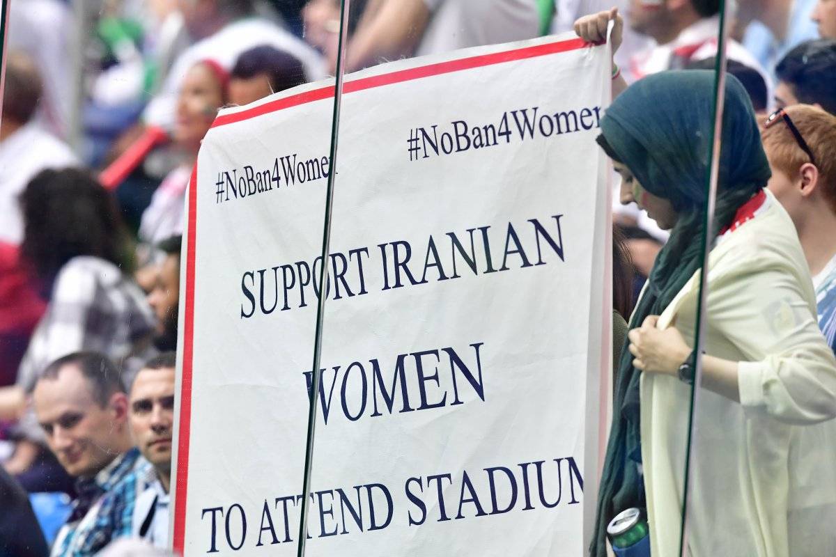 Las mujeres iraníes se manifestaron en Rusia.