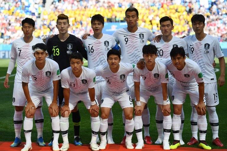 El equipo titular de Corea ante Suecia