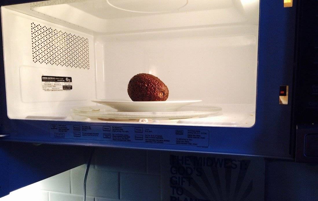 microwave avocado