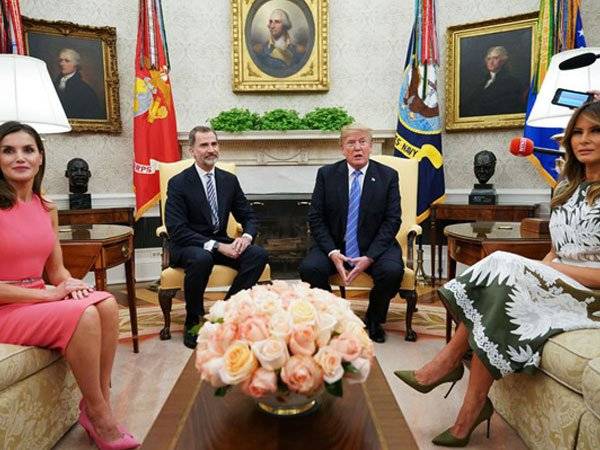 Letizia Melania Trump Casa Blanca