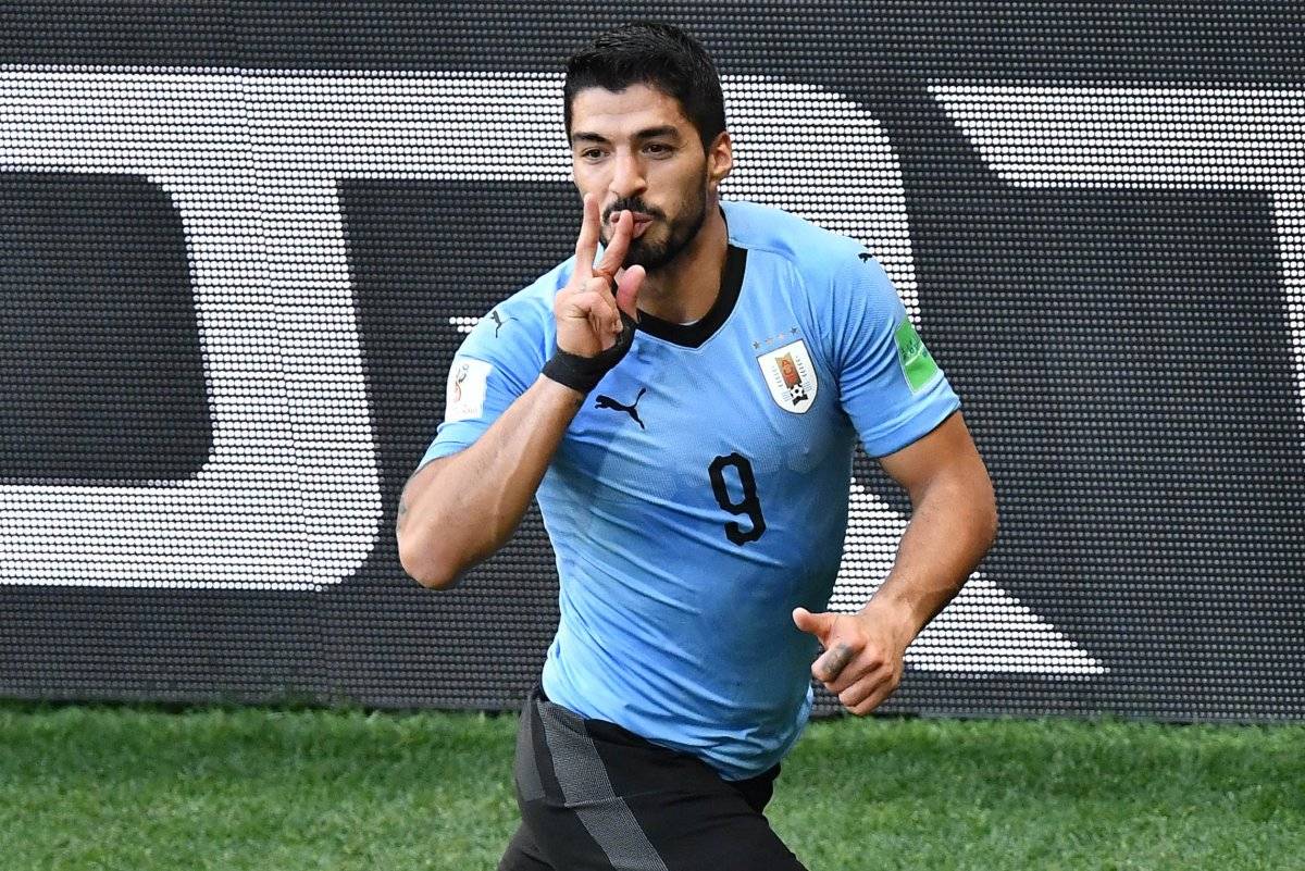 Suárez empezó a festejar en Rusia