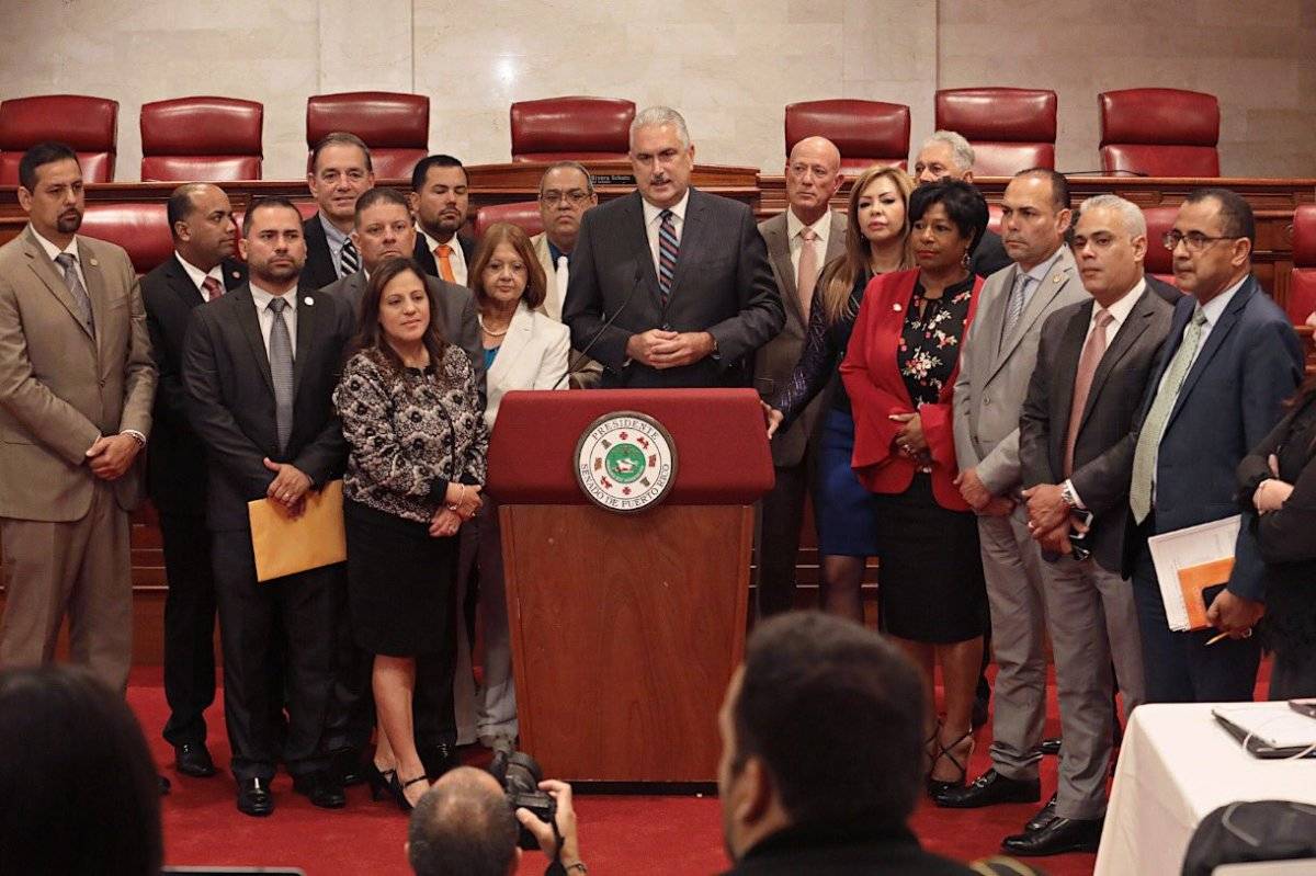 El caucus del Senado del PNP decidió no derogar la Ley 80.