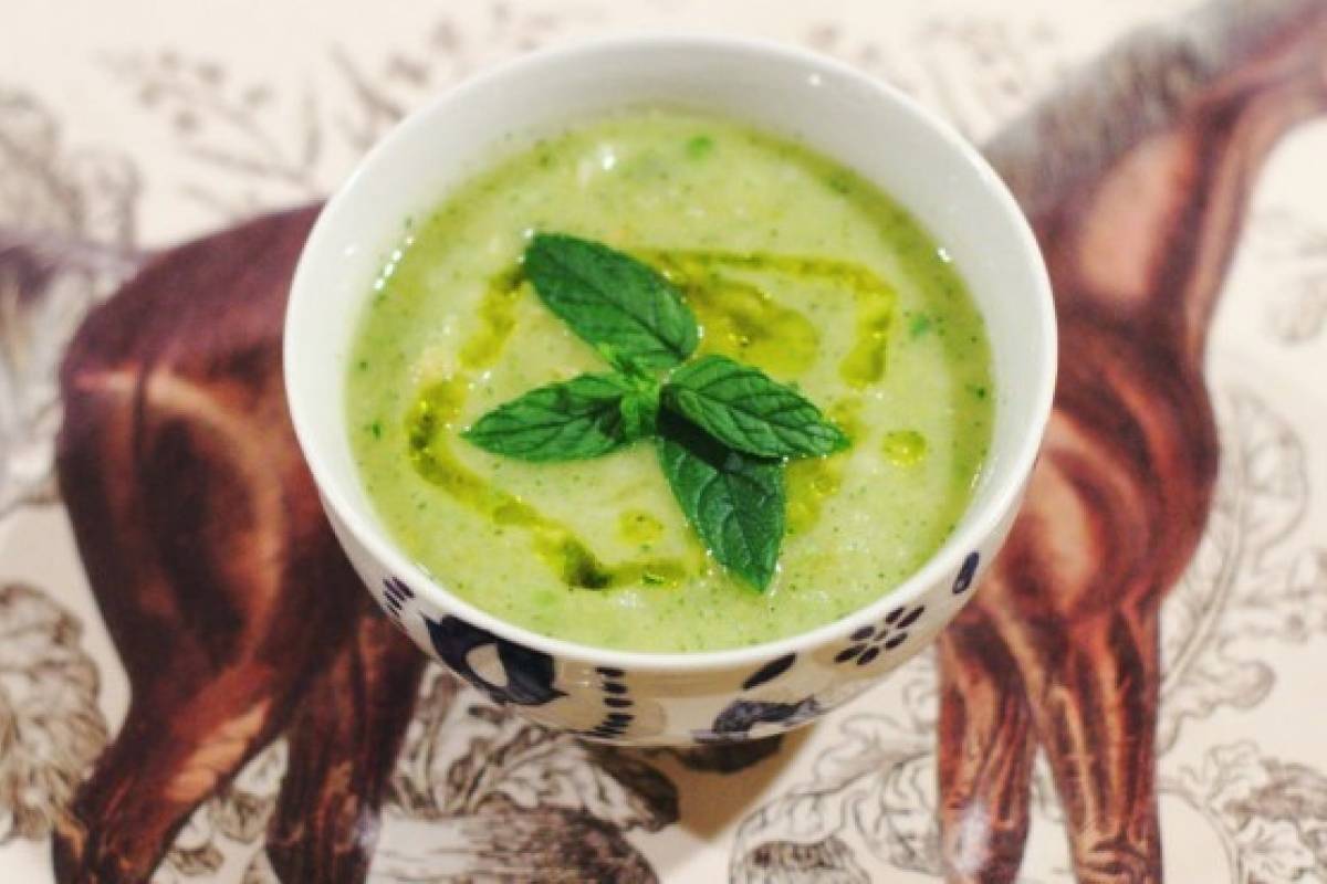 gazpacho de aguacate
