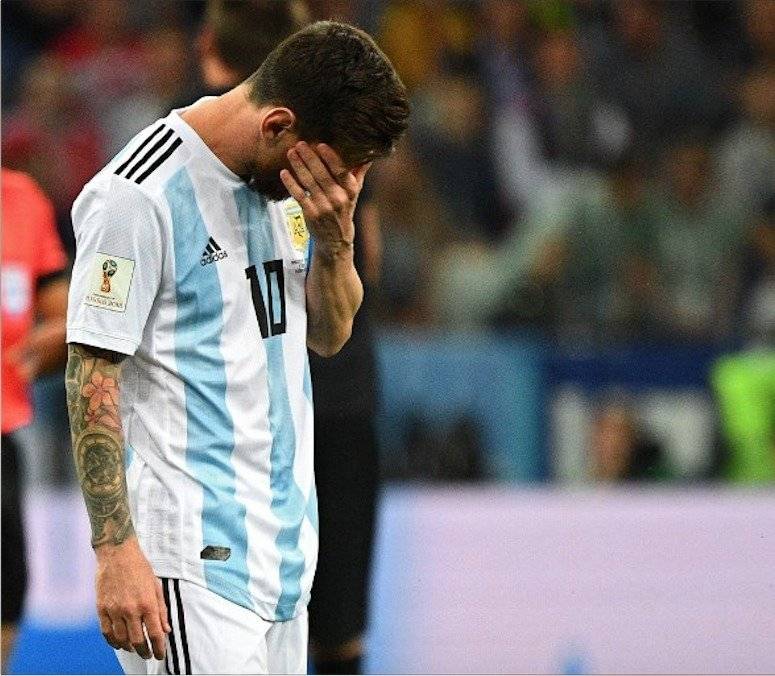Messi tras el partido ante Croacia