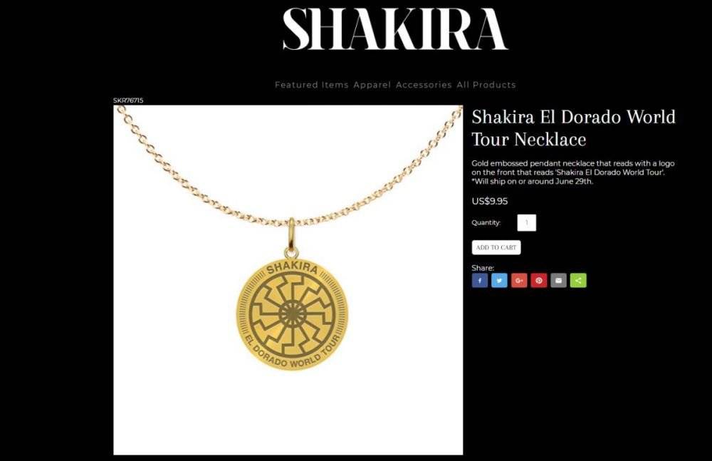 Collar de Shakira