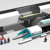 Imagina el Hyperloop de Elon Musk en LEGO: un español lo hizo posible. Noticias en tiempo real