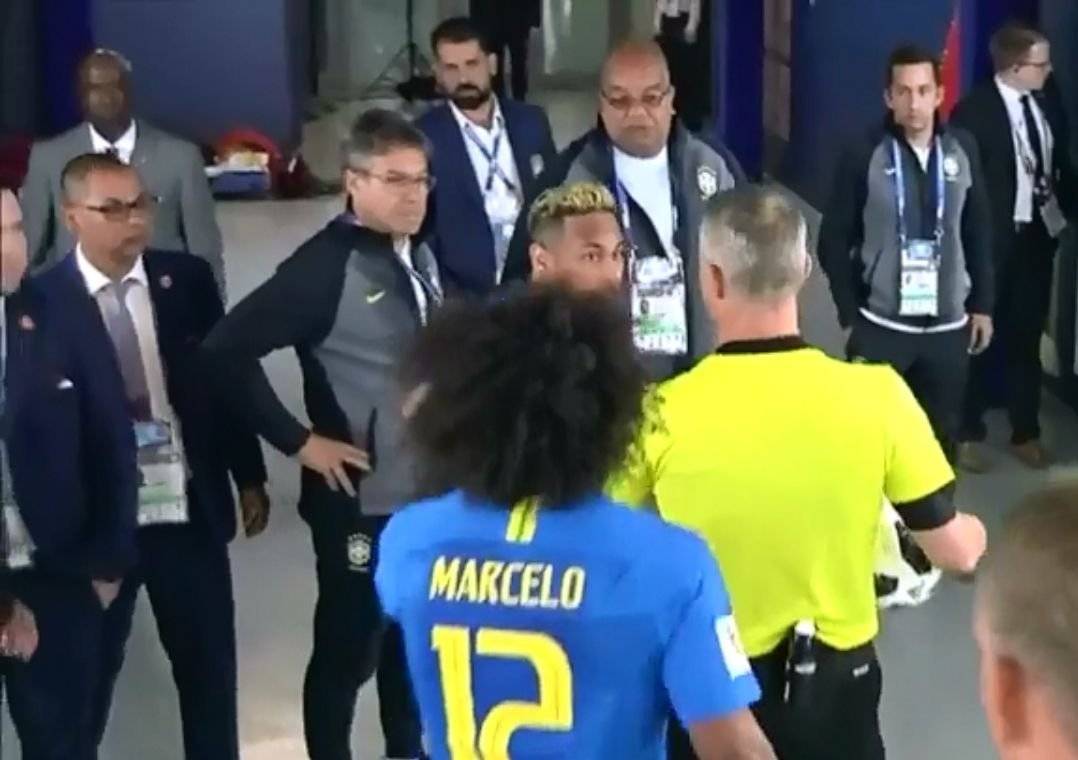 Marcelo neymar vestiario futebol