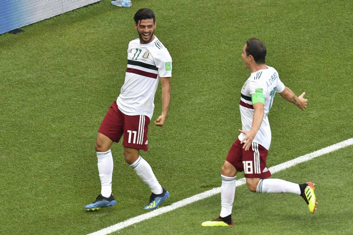 Vela abrio el marcador para el Tri