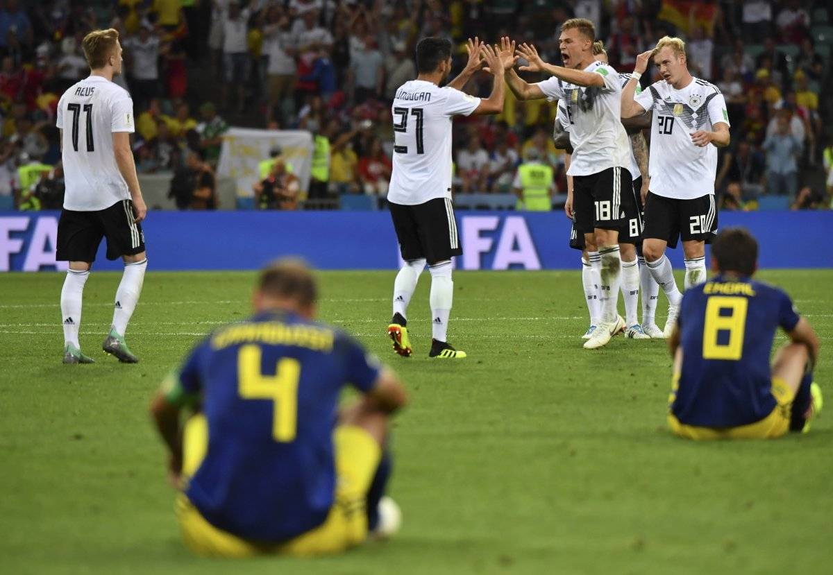Suecia se derrumbó sobre el final