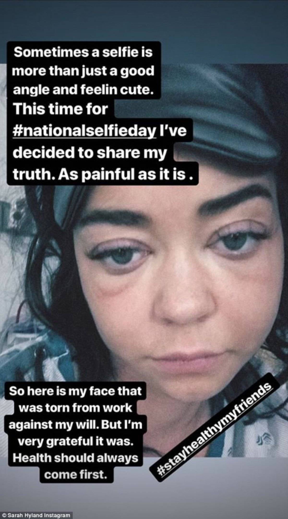 Sarah Hyland enferma