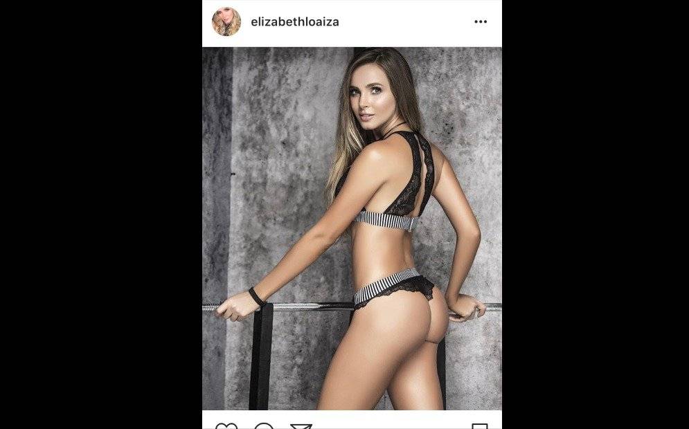 Captura de pantalla Instagram Elizabeth Loaiza