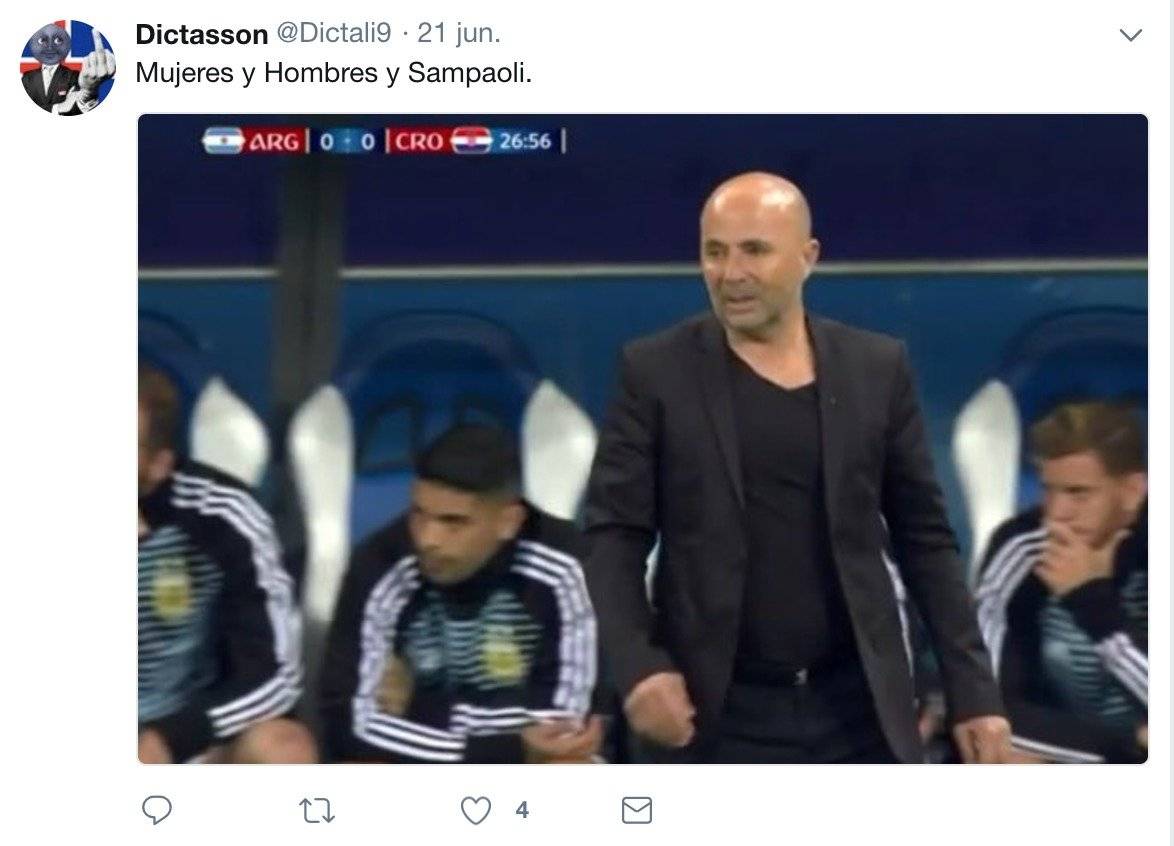Sampaoli no es del agrado de los aficionados argentinos