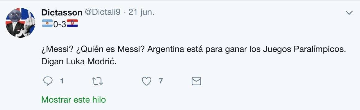 Tuit para Messi