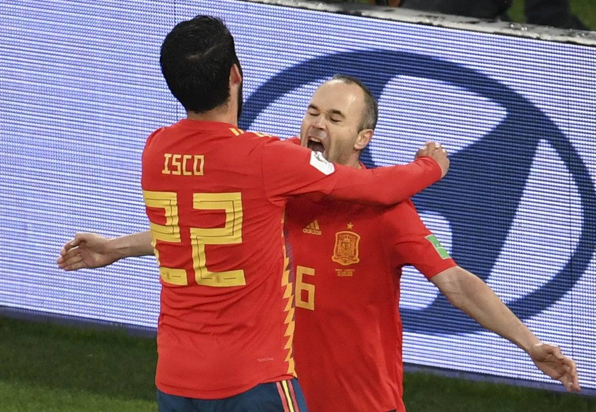Isco marcó el empate para los españoles