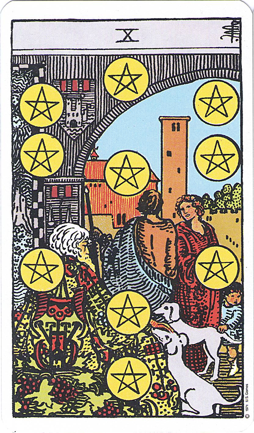 diez de oros diez de oros tarot