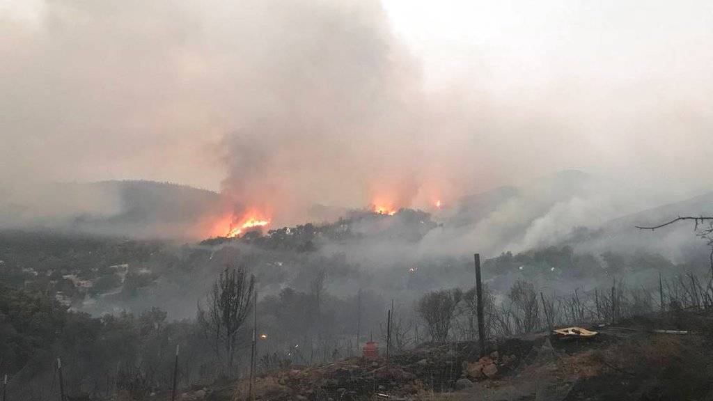 Incendio forestal en California