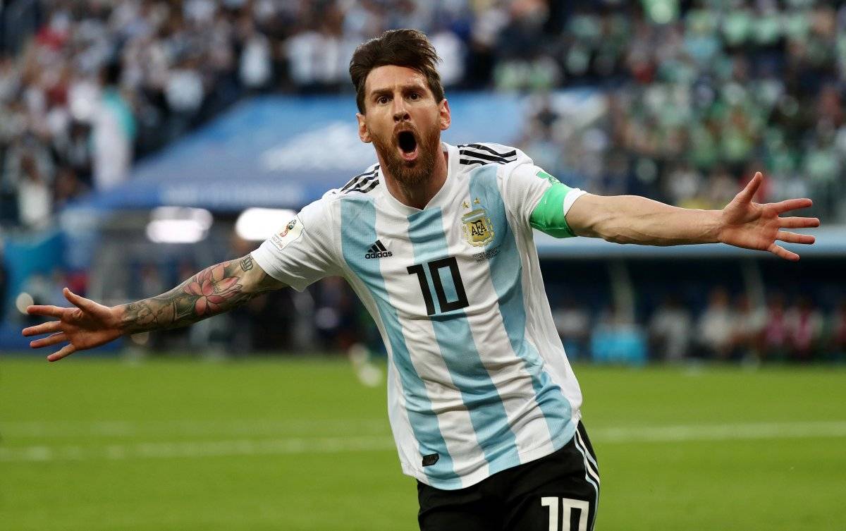 Argentina - gol do Messi