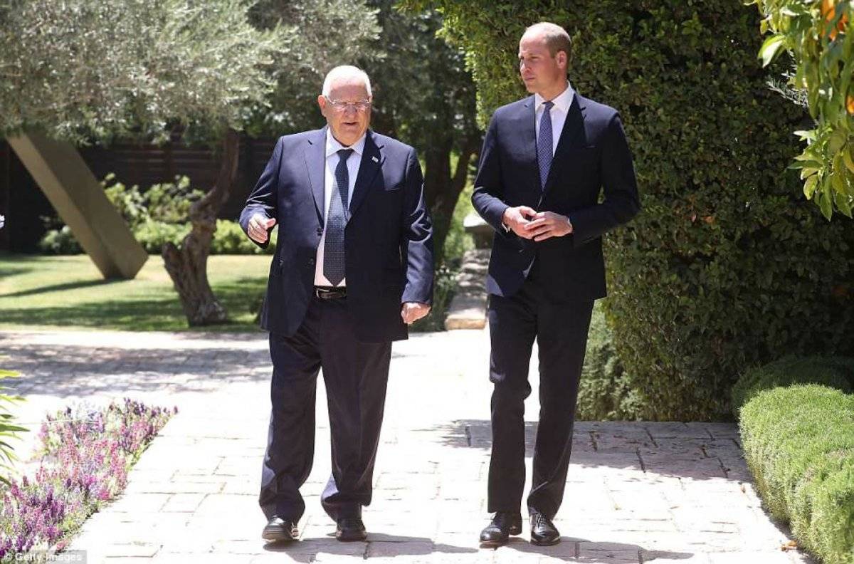 Principe William Presidente Rivlin