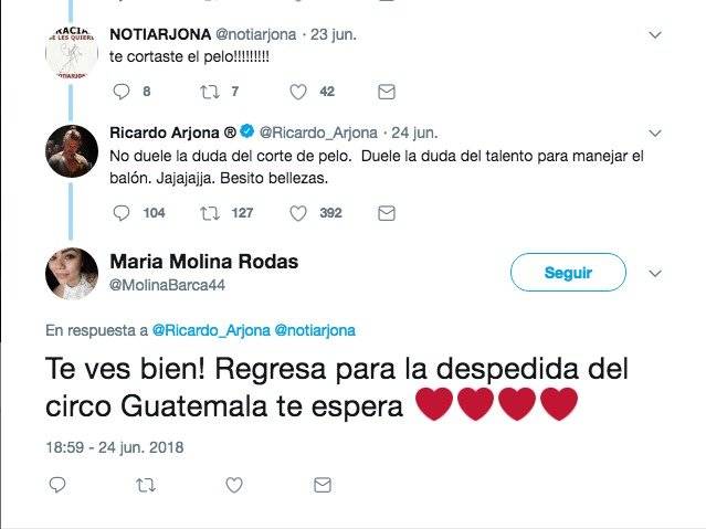 Reacciones Arjona