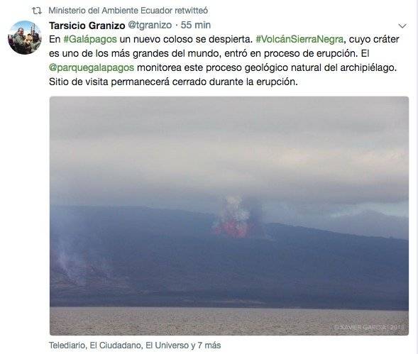 Volcán Sierra Negra Galápagos