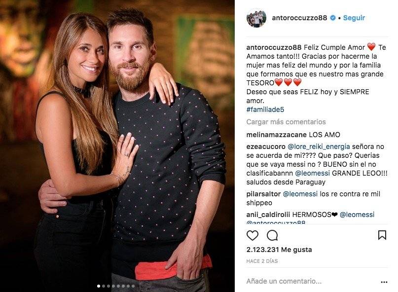 El mensaje de Antonella Roccuzzo, esposa de Lionel Messi, tras la victoria de Argentina