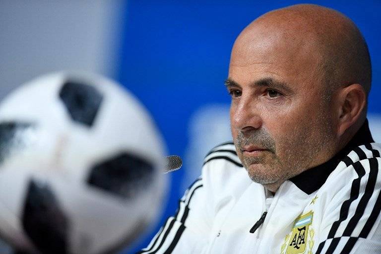 Jorge Sampaoli, entrenador de Argentina