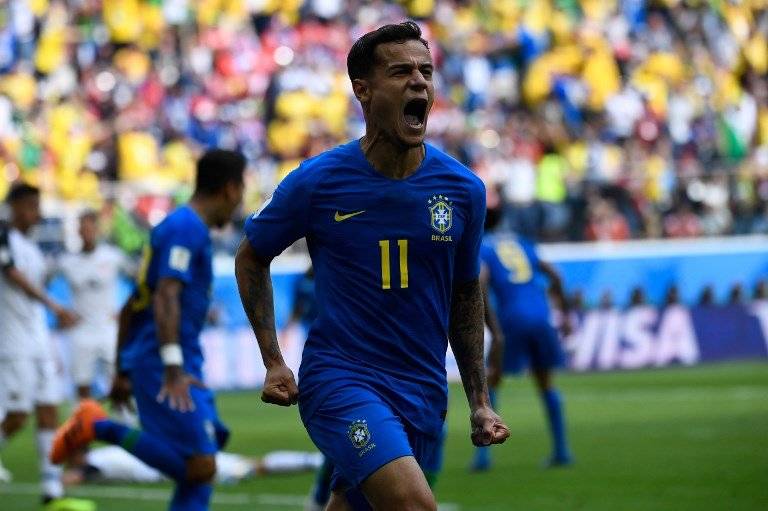 Coutinho inició la esperanza de Brasil ante Costa Rica