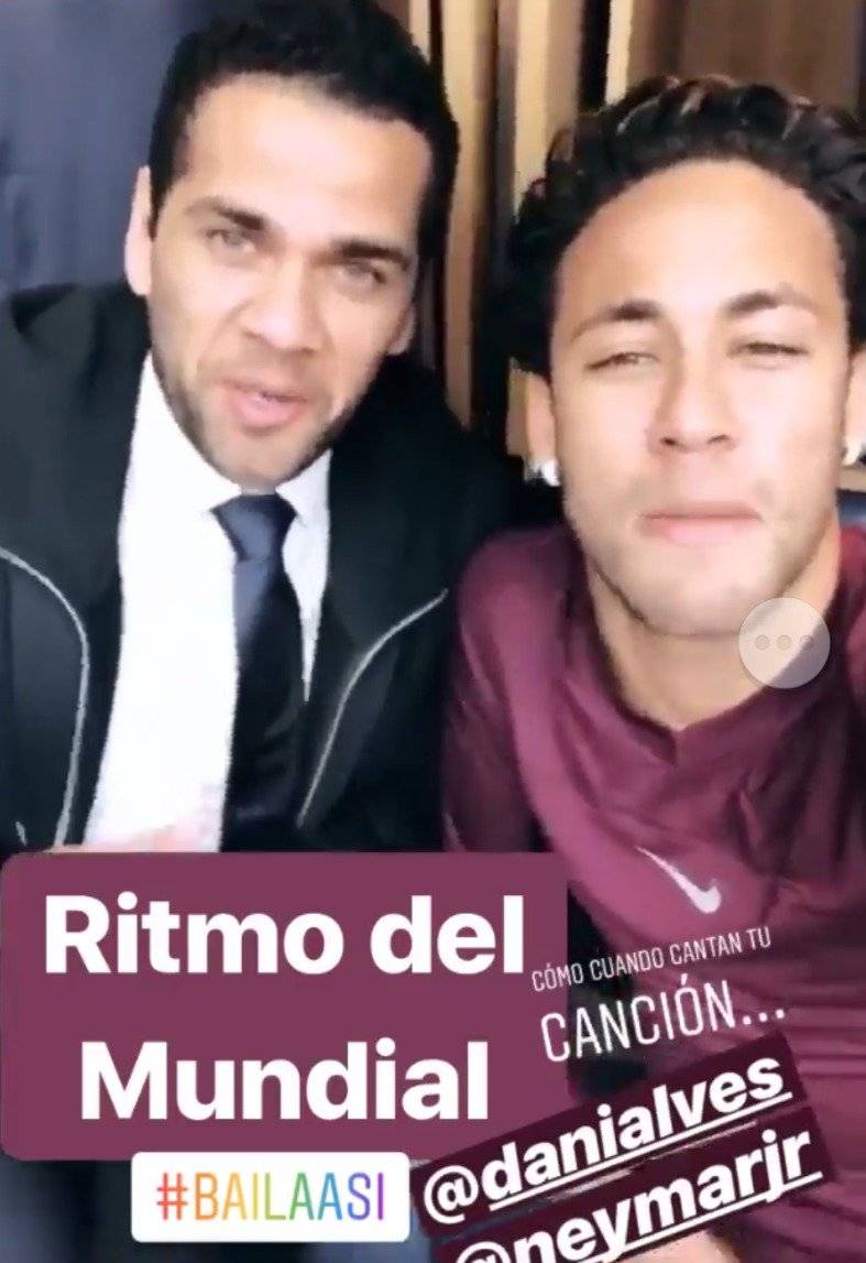 Neymar y Dani.