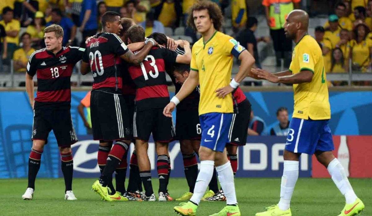 Alemania goleó a Brasil en su propia casa.