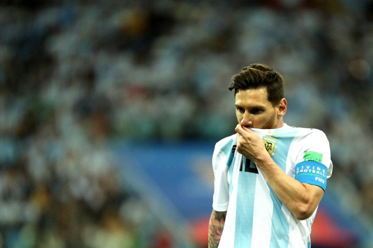Messi deprimido