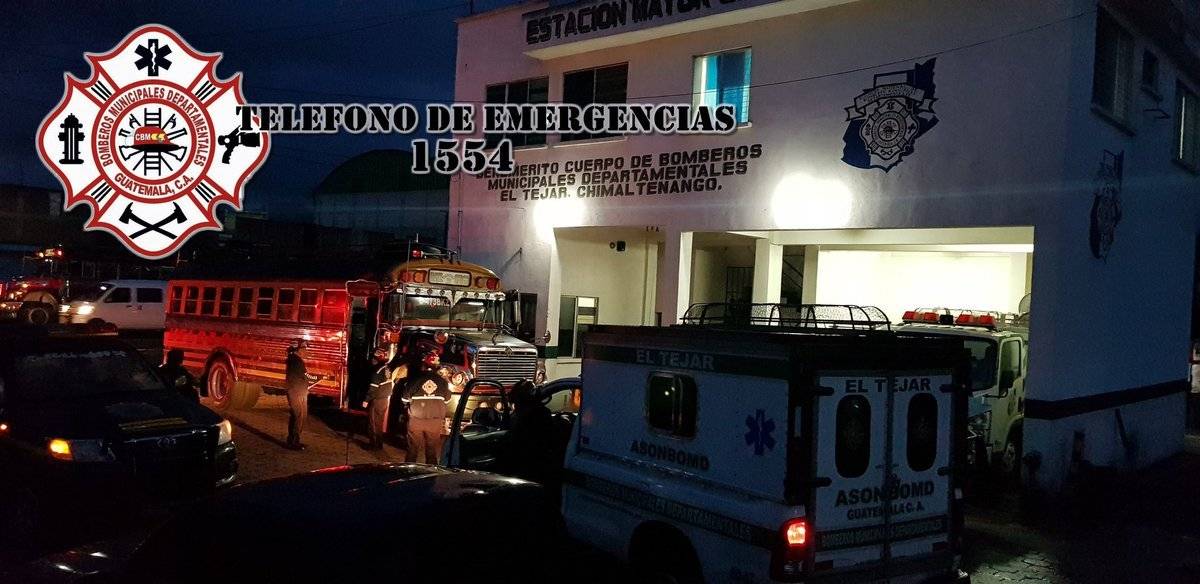 asalto a bus en Chimaltenango