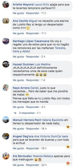 Comentarios en Facebook