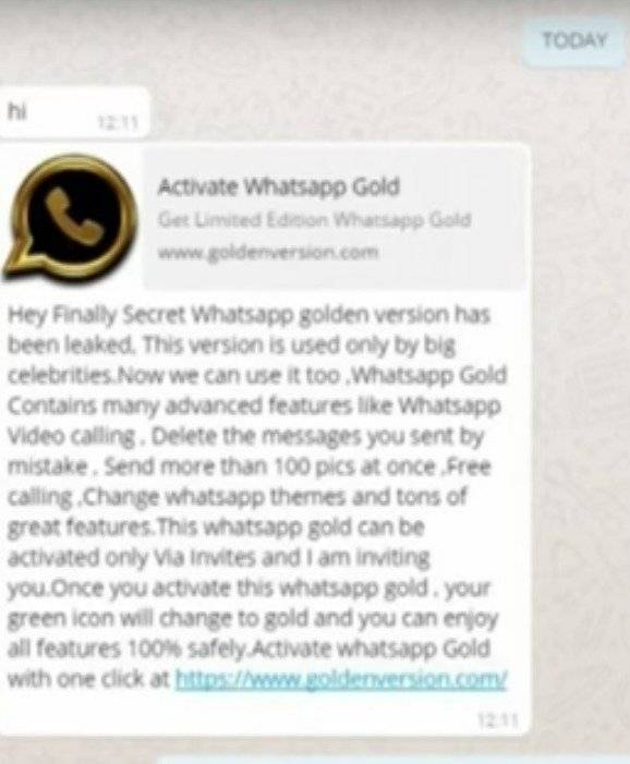 WHATSAPP GOLD