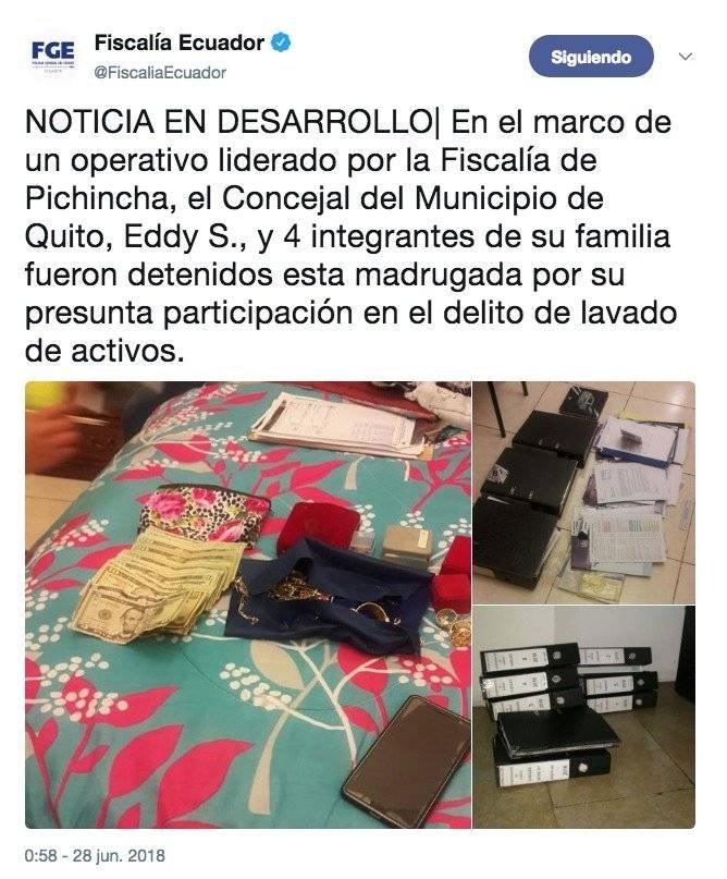 fiscalia concejal de quito
