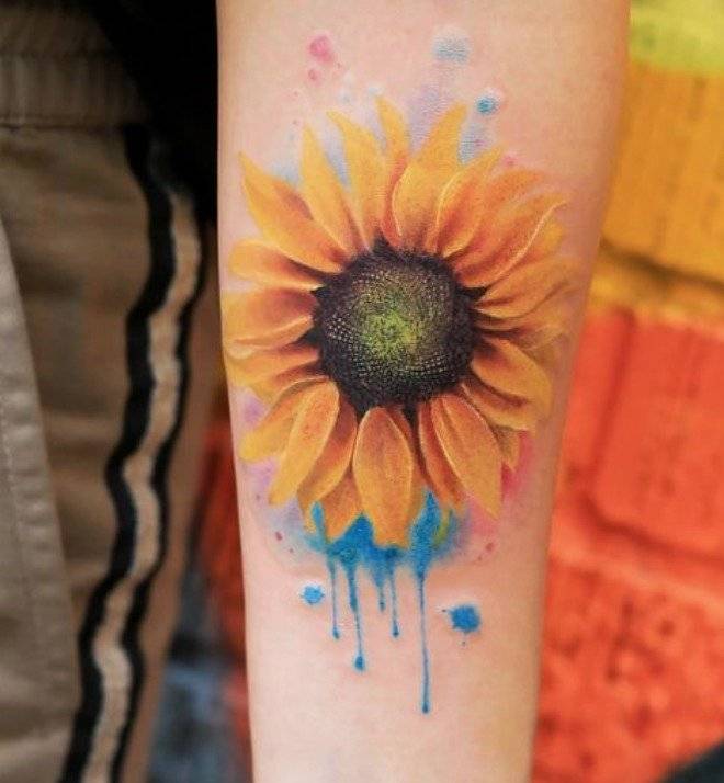 tatuajes de girasol