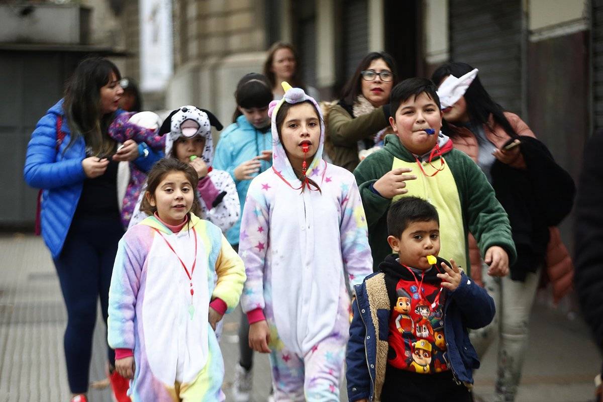 Los niños también se hicieron parte