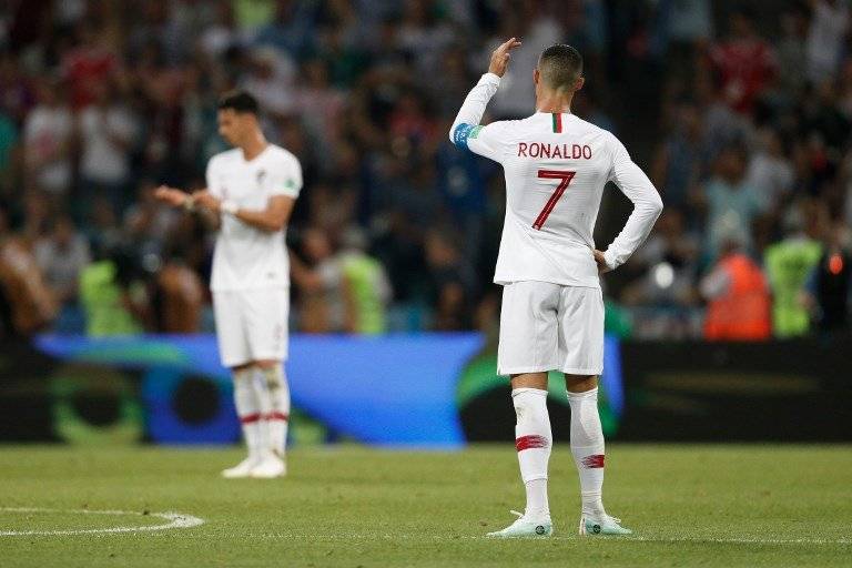 Cristiano se lamentó tras la eliminación de Portugal