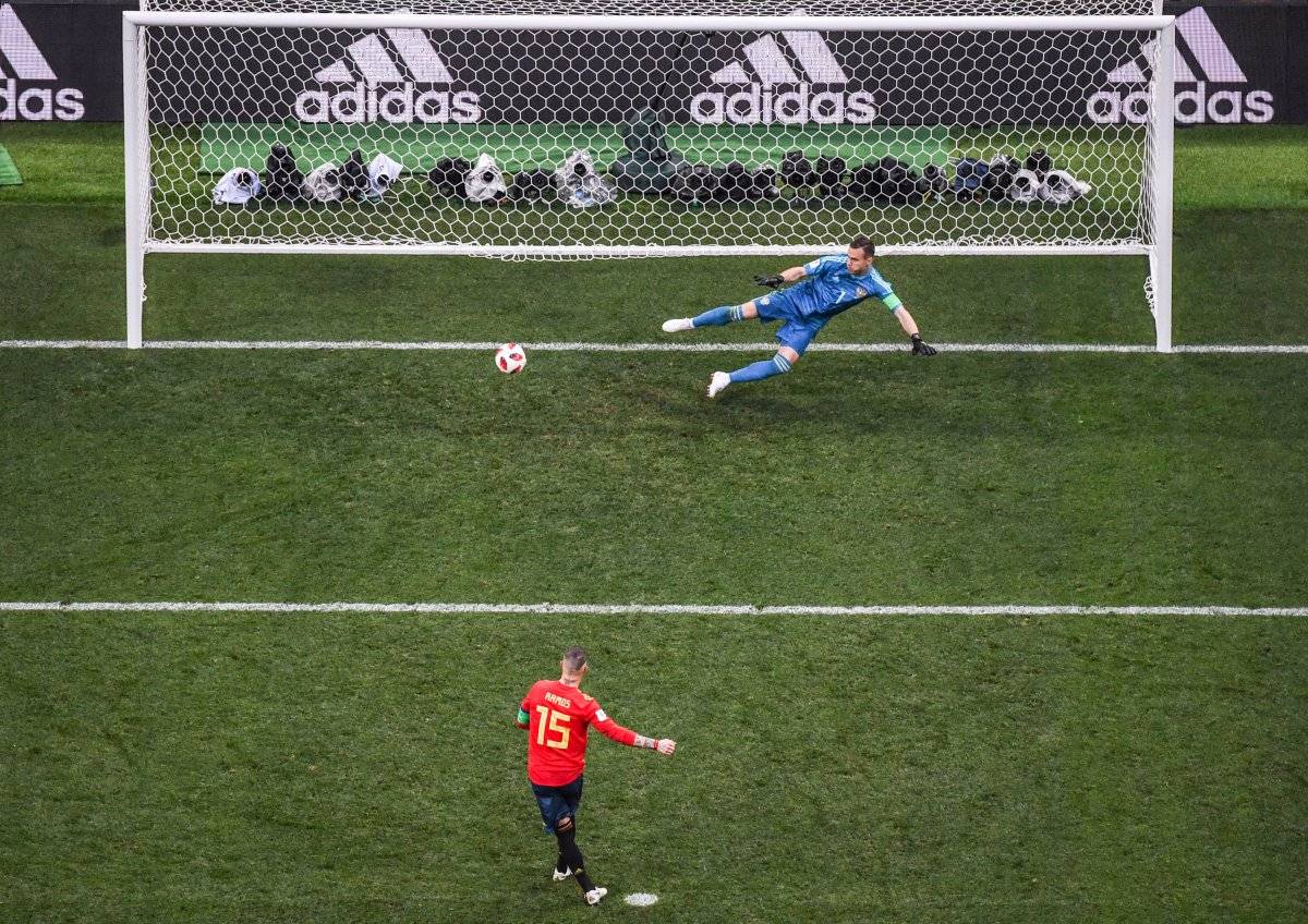 El juego España vs Rusia se definió por penaltis