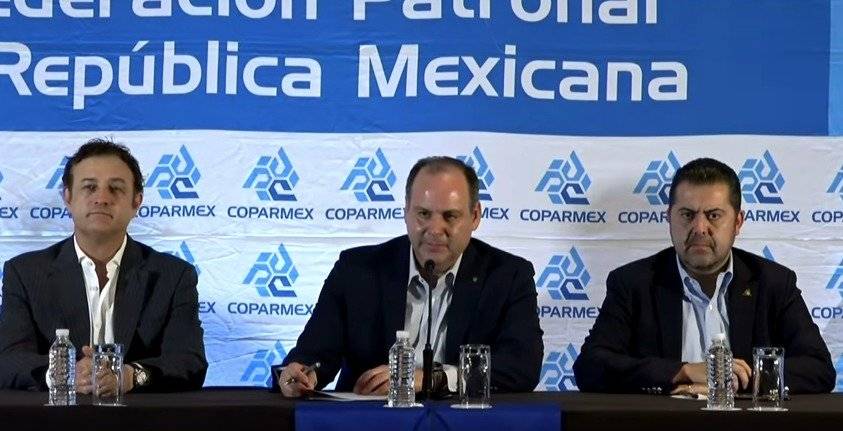 Conferencia de prensa de Coparmex