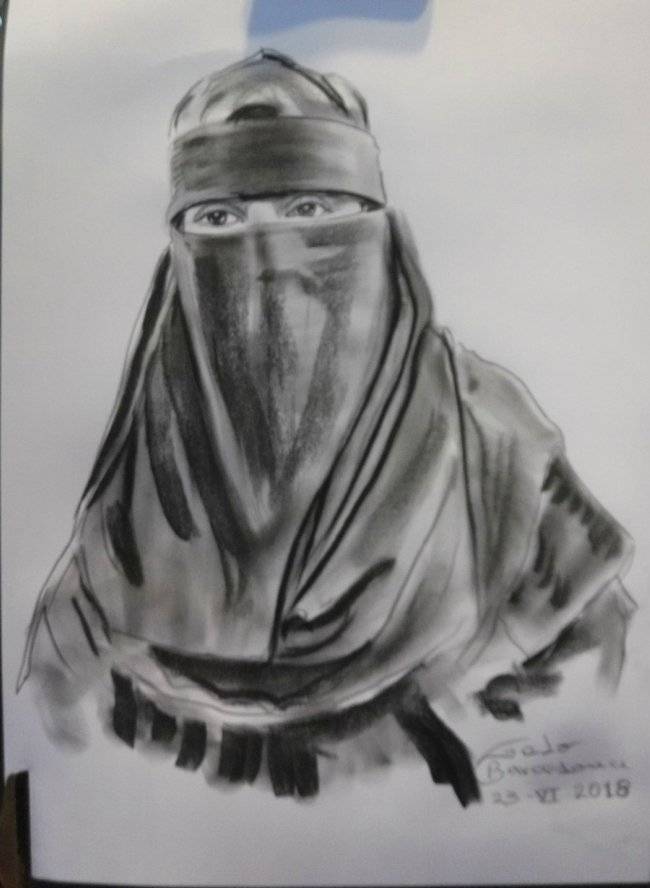 retrato mujer empoderada hiyab