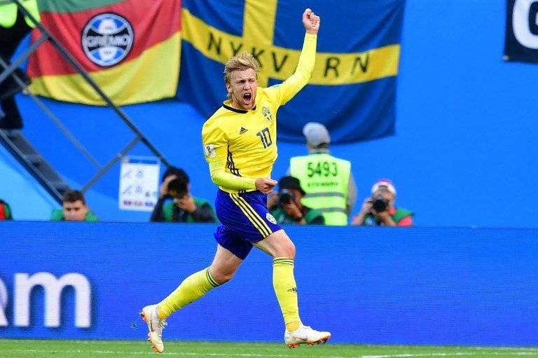 Emil Forsberg, el anotador que le dio la victoria a Suecia