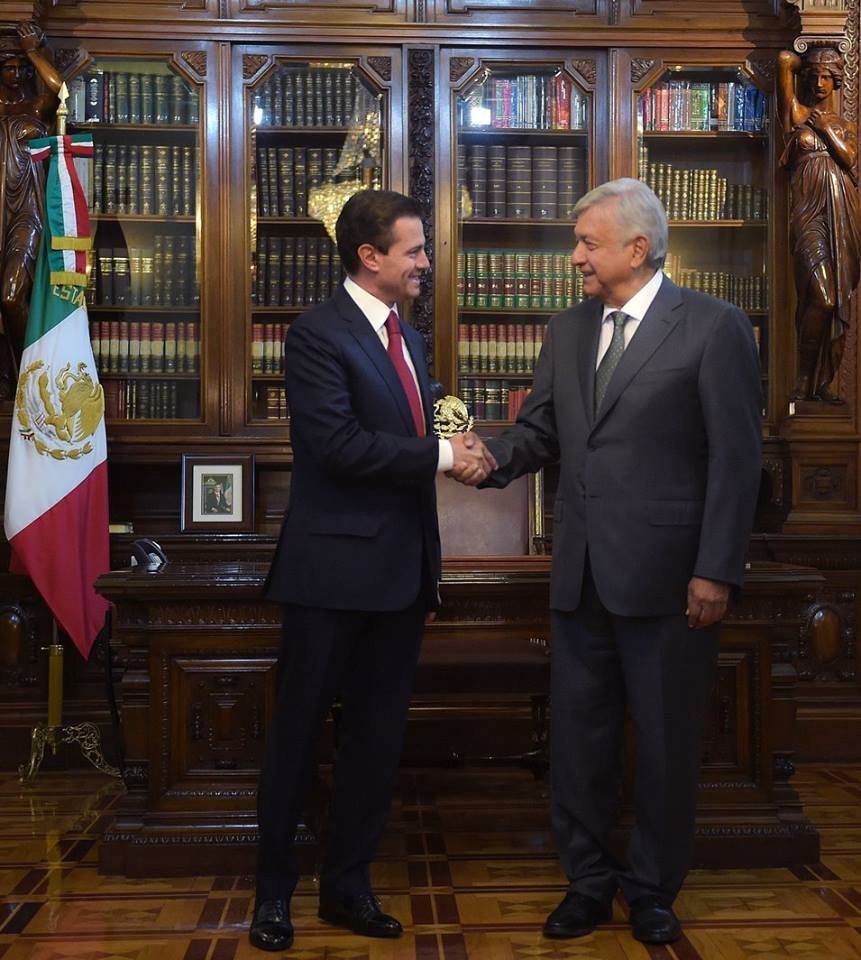 Peña Nieto con López Obrador